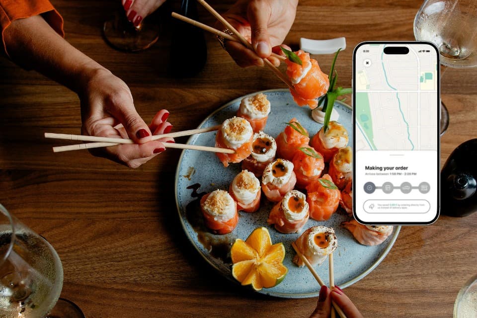 Online-Bestellsystem für Sushi- und asiatische Restaurants